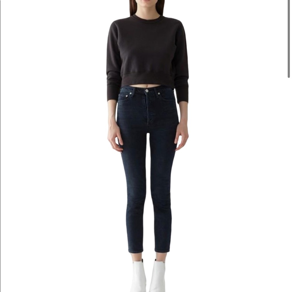 NWT AGOLDE Nico high rise